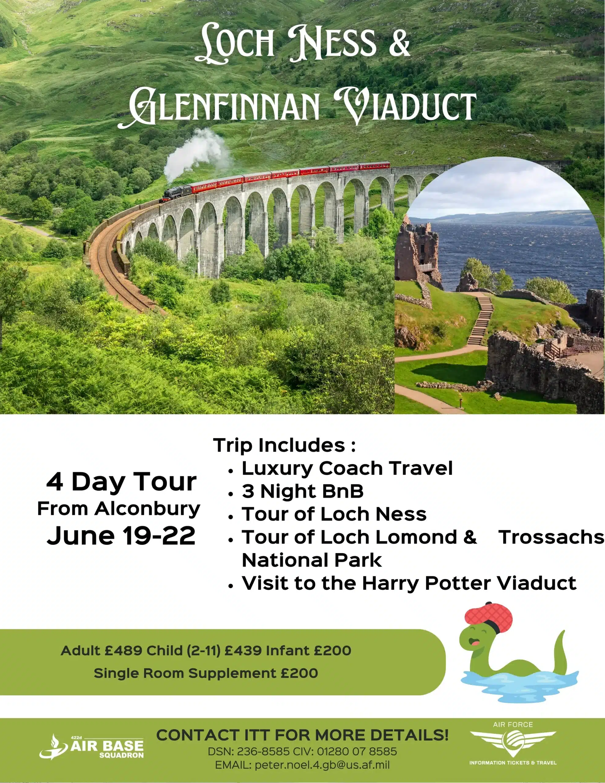 Loch Ness & Glenfinnan Viaduct